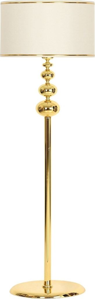 Opviq, Vega Globe - Cream, Gold, Stehlampe, METALLKÖRPER, Produktbild 1