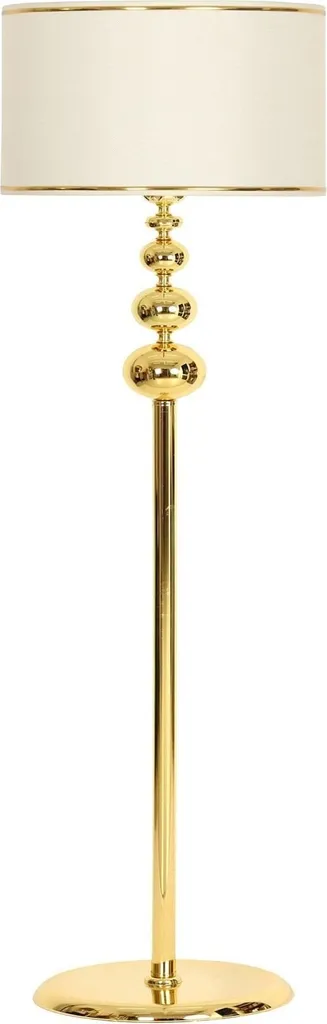Opviq Vega Globe Lampadaire Design Crème et Or en Métal - 40x40x160 cm