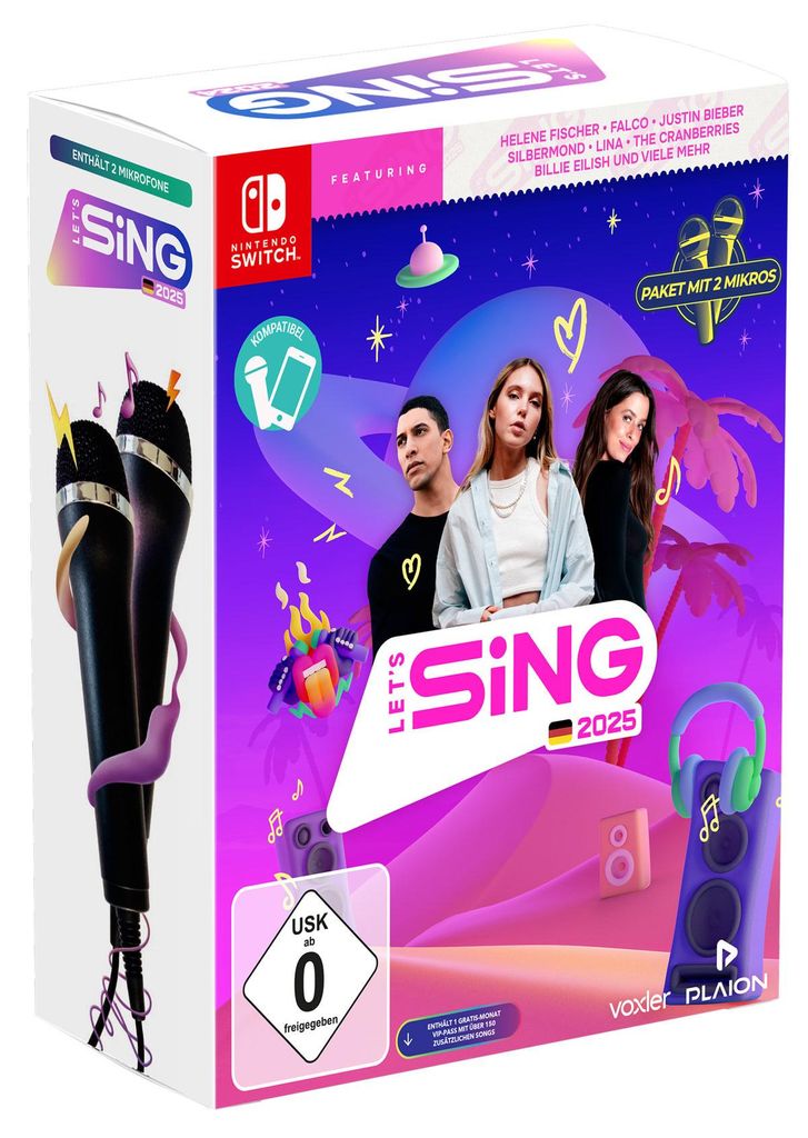 PLAION Let's Sing 2025, Nintendo Switch, T (Jugendliche) Produktbild 