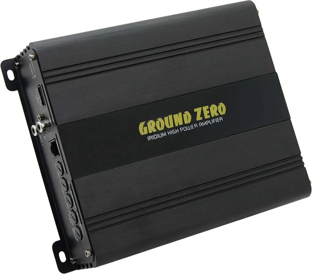 Amplificateur GZIA 500.1 Iridium - 600W Max avec Entrées Haut Niveau