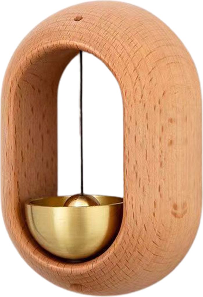 Holz Ladenbesitzer Glocke Lauter Ton Vordertür Hängende Bass Glocke Windspiel Türöffnung Türklingel Home Office Café Eingang Dekoration