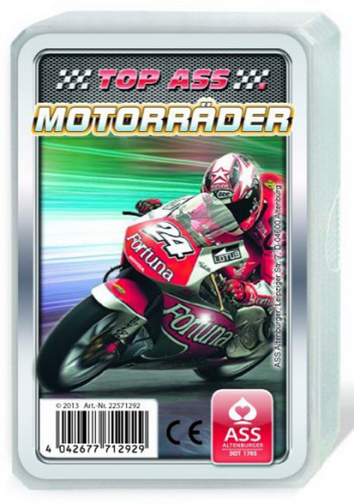 TOP ASS Quartett Motorräder, 1 Set Produktbild 