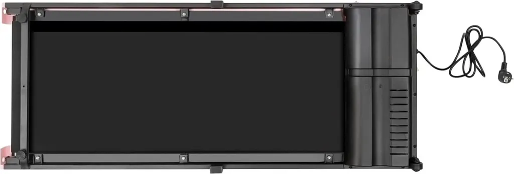Tapis de course rose pliable 740W avec commande à distance et écran LCD - 2