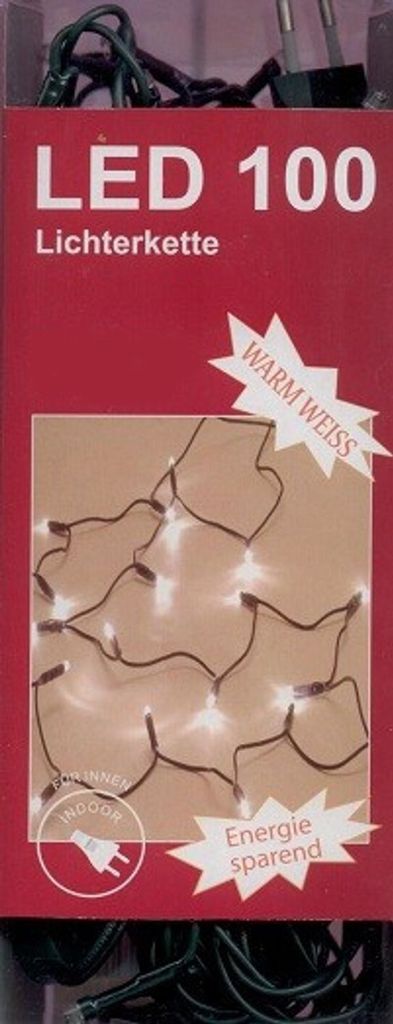 BURI Weihnachtsbaum Weihnachtsbaumkugeln Baumschmuck Baumkerzen Lichterkette , Variante:Lichterkette