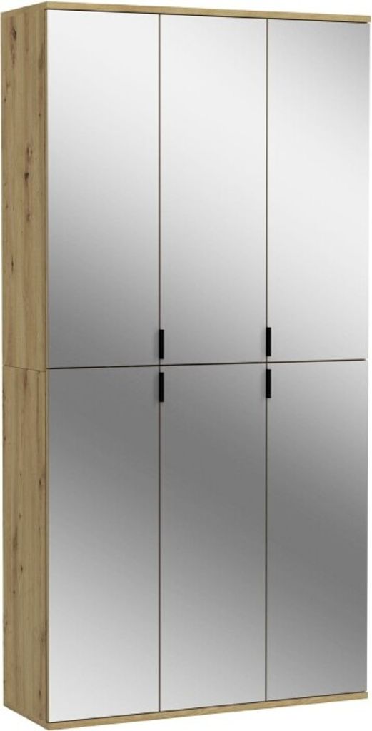 Meublorama XX-X07G2S01, Braun, Partikelbord, 11 Regale, 340 mm, 910 mm, 1930 mm