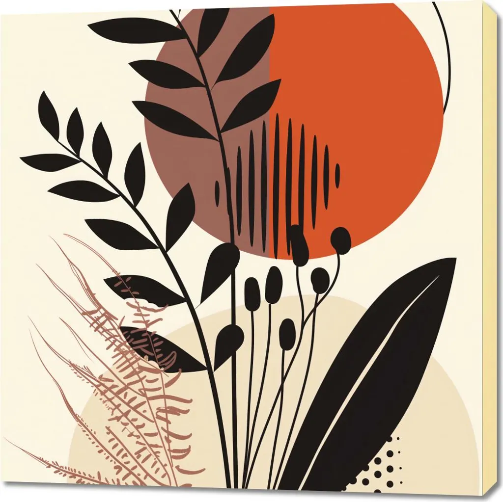 Déco murale Avant le crépuscule 90x90 cm pour une ambiance apaisante