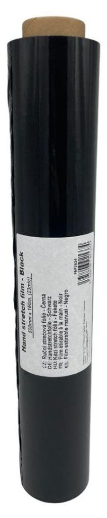 SURTEP, s. r. o. Handstretchfolie 500 mm x 150 m (23 μm), Schwarz