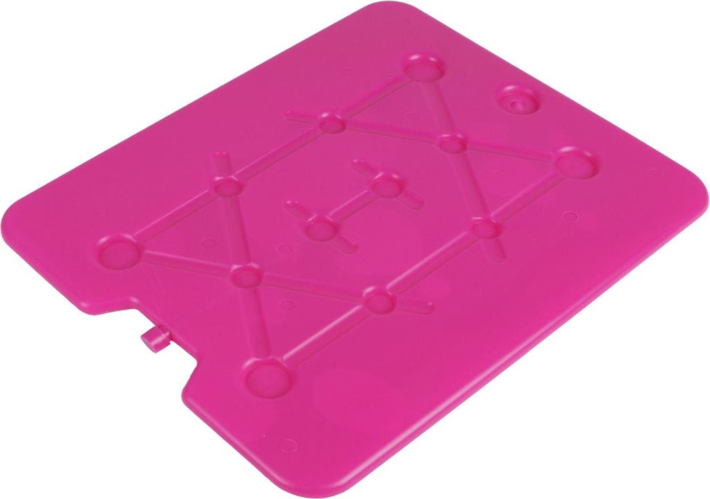 Kühlakku 1x800ml ultra flach Kühlelement Kühlblock Kühlpack Kühlpad Gefrierakku Kühlplatte Eisakku , Farbe:rosa