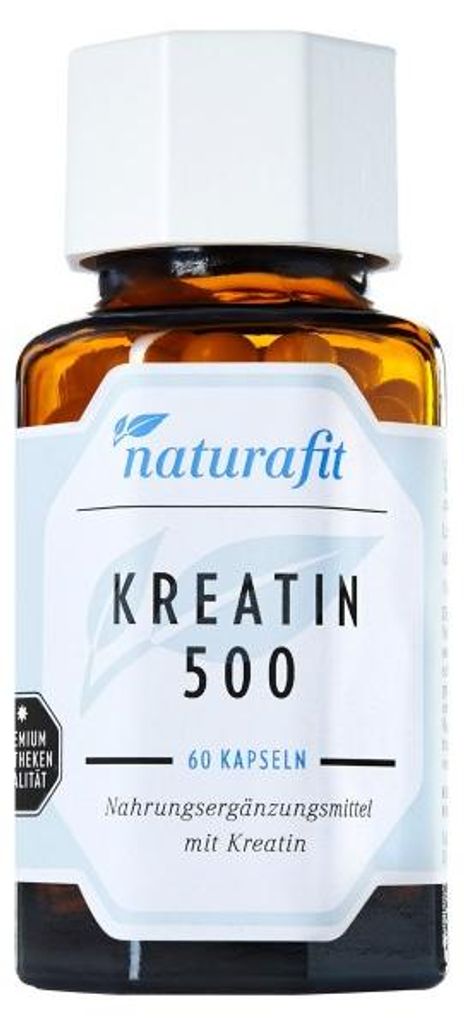 naturafit Kreatin 500 Kapseln, 60 St. Kapseln