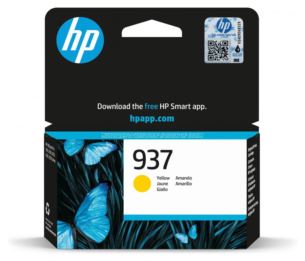 HP 937 Cartouche Encre Authentique Jaune Image du produit 