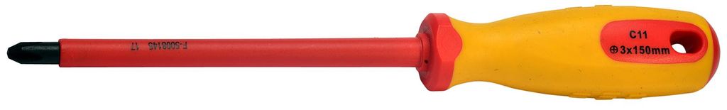SW-Stahl 33100L-PH3 Schraubendreher, VDE, Kreuz, PH3 x 150 mm