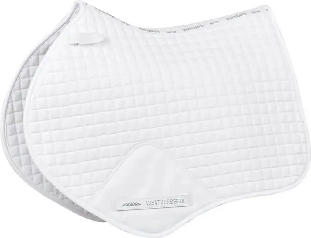 Tapis de Selle de Concours Blanc Weatherbeeta Prime Jump Taille Pony