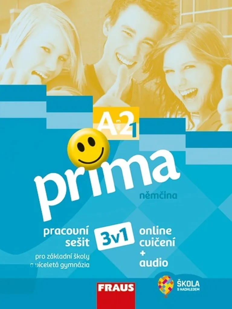 Prima A2/díl 1 Cahier d'exercices hybride 3en1 pour ZŠ et VG Allemand