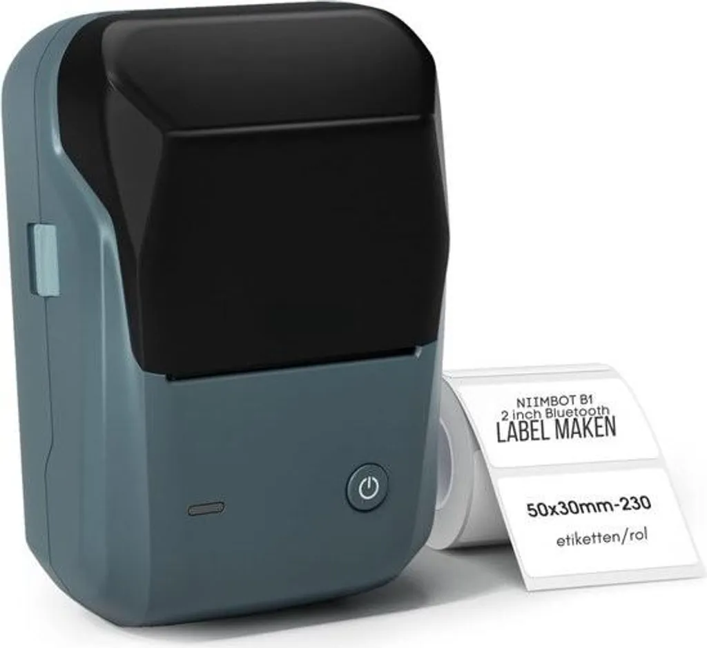 Étiqueteuse portable Bluetooth thermique pour rubans de 20 à 50 mm Noir