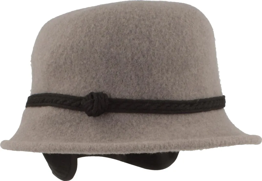 Mayser Susanne: Cappello Cloche in Lana 100% Schiacciabile con Paraorecchie