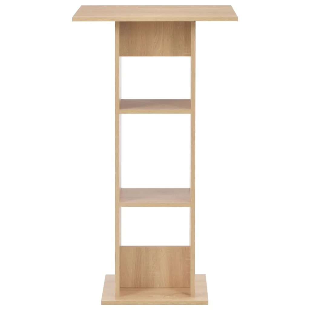 Maison Exclusive - Tavolo da Bar Rovere 60x60x110 cm - 2