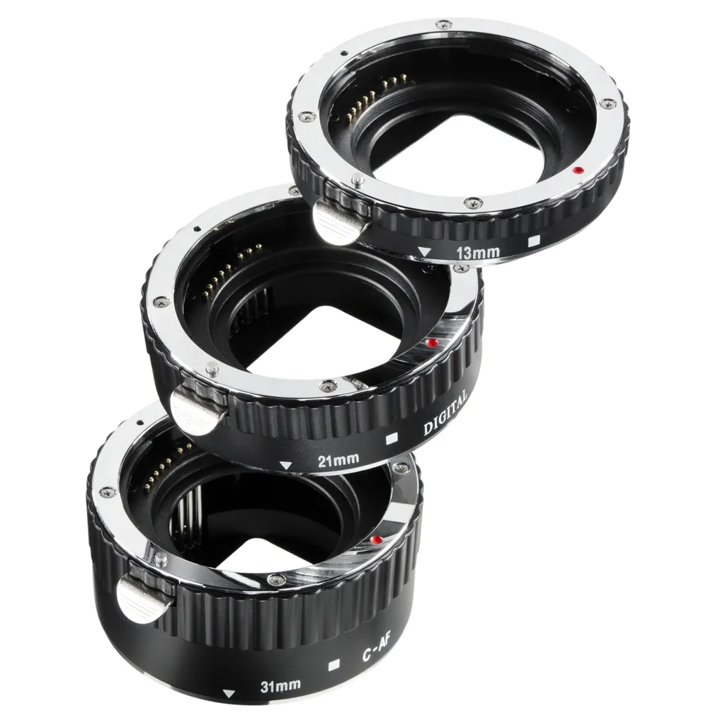 Walimex Set Anelli Intermedi Canon EF/EF-S: Macro Fotografia Professionale