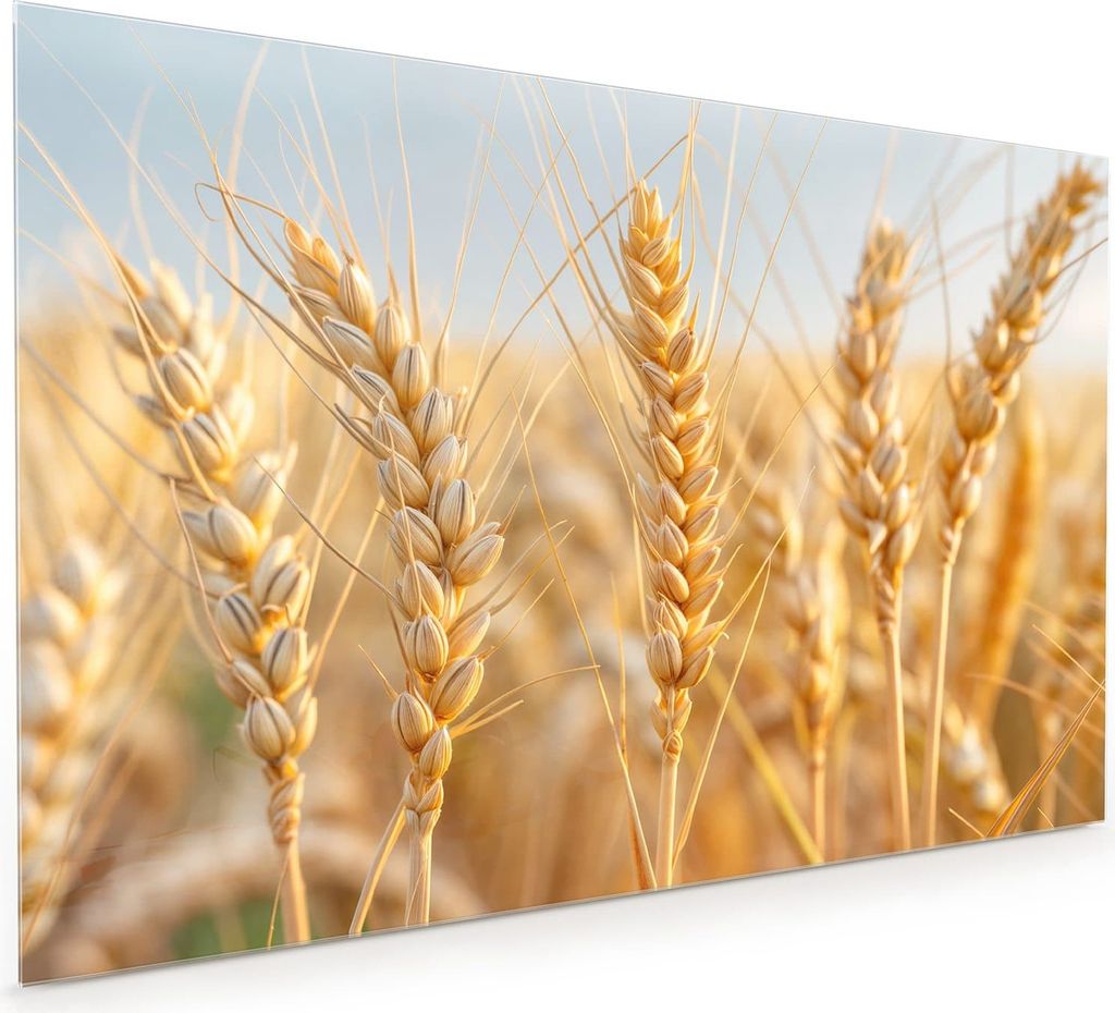 Küchenrückwand Spritzschutz Glas mit Motiv Weizenfeld 40 x Produktbild 