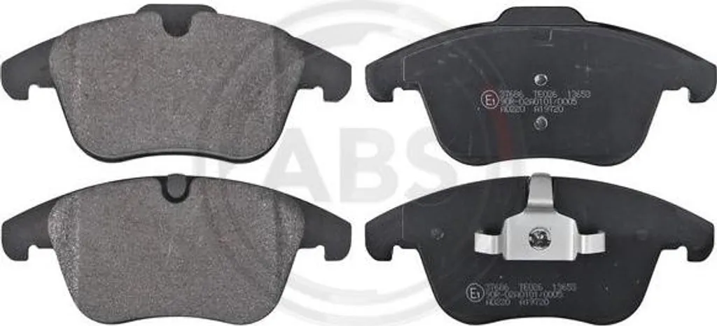 Jeu de plaquettes de frein à disque pour Jaguar XF XE et XK A.B.S. 37686