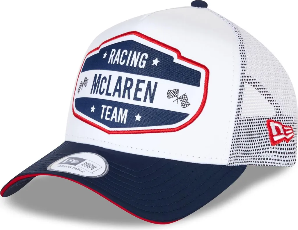 Casquette F1 McLaren New Era Trucker A-Frame pour Fan de Formule 1 USA