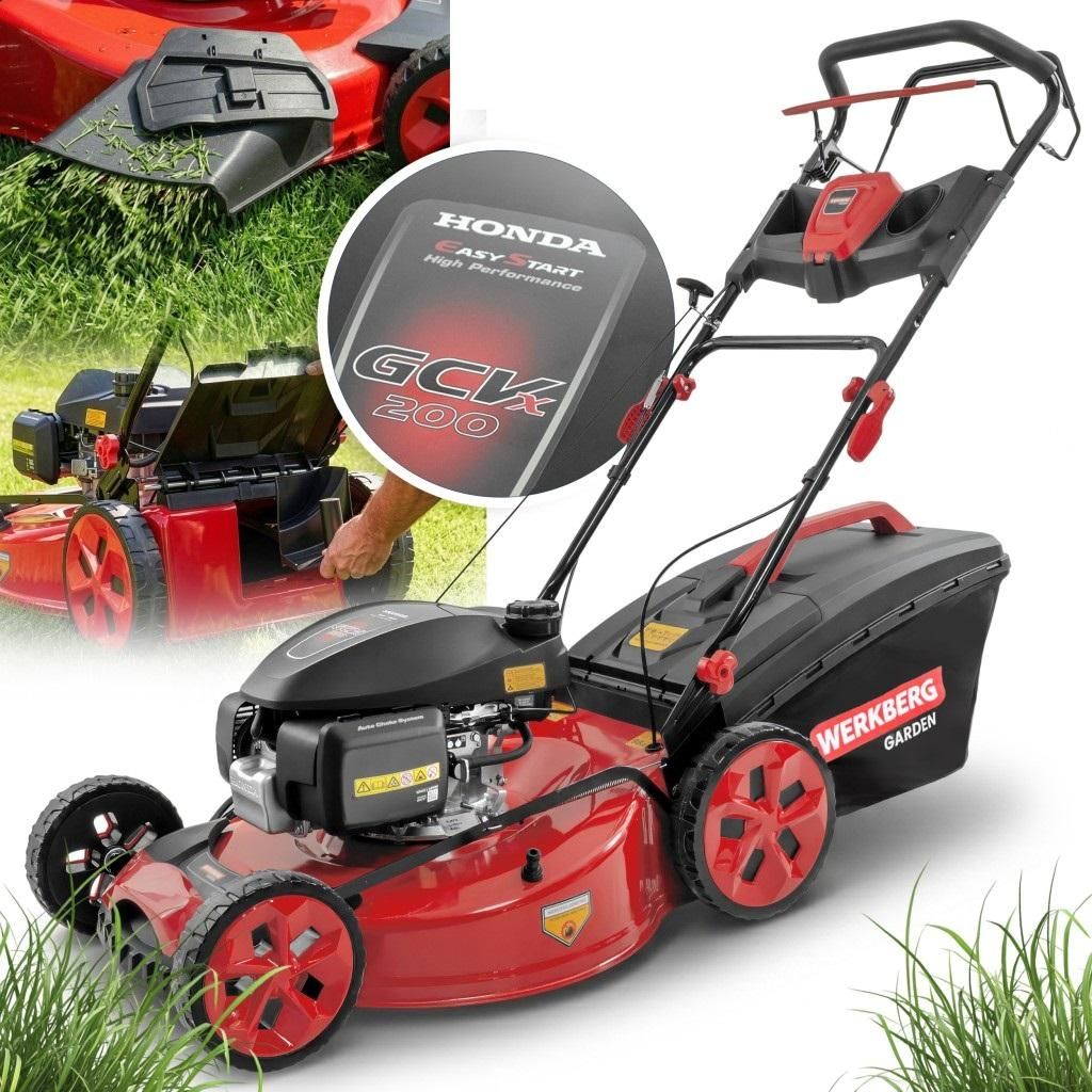 Kosiarka spalinowa Werkberg Garden 200CC napęd 56 cm kosz Zdjęcie produktu 