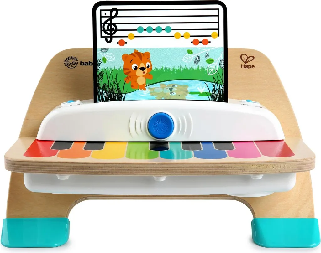 Hape E11649 Piano Jouet en Bois Multicolore - Éveil Musical Enfant 1kg
