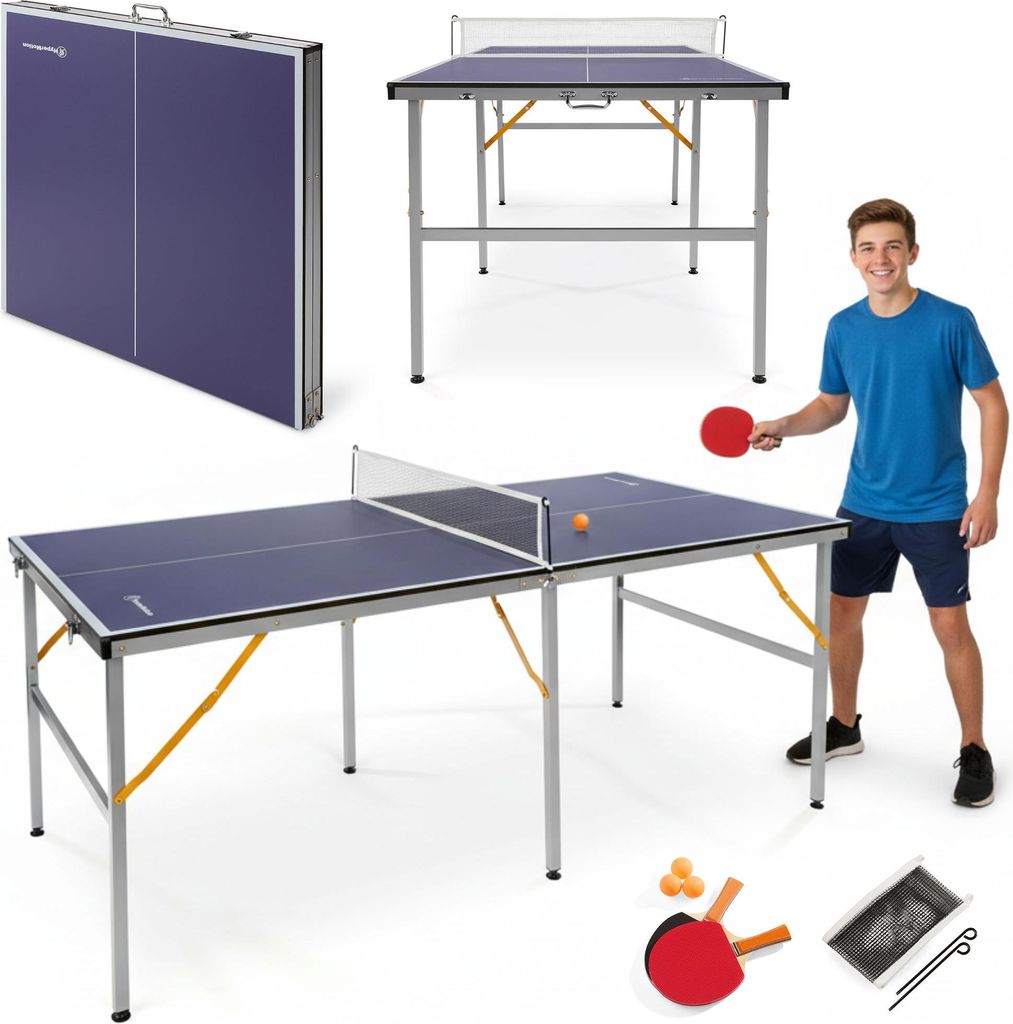 HyperMotion Opklapbare Tafeltennistafel voor binnen – Productafbeelding 
