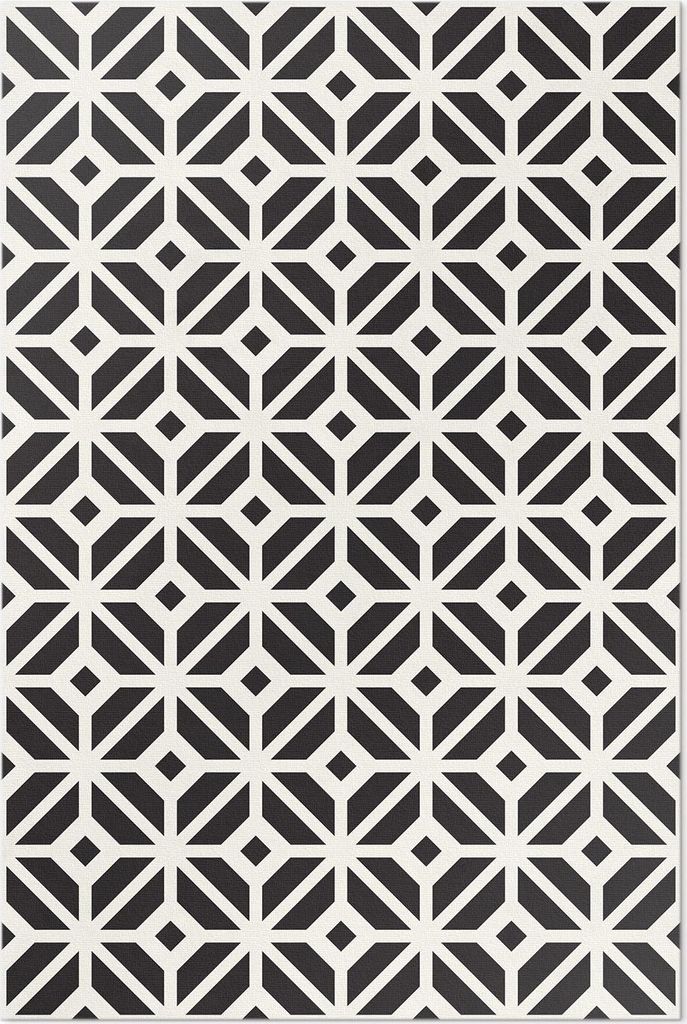 Regelmäßige Fliesen, modisches Mosaik – Vinyl Fußmatte – 80x120 cm – Rutschfest, Pflegeleicht & Langlebig