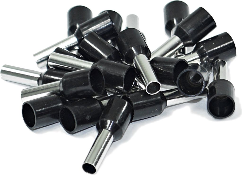 Aderendhülsen einzeln Querschnitt 6 mm² 12 mm Kabelhülsen Produktbild 