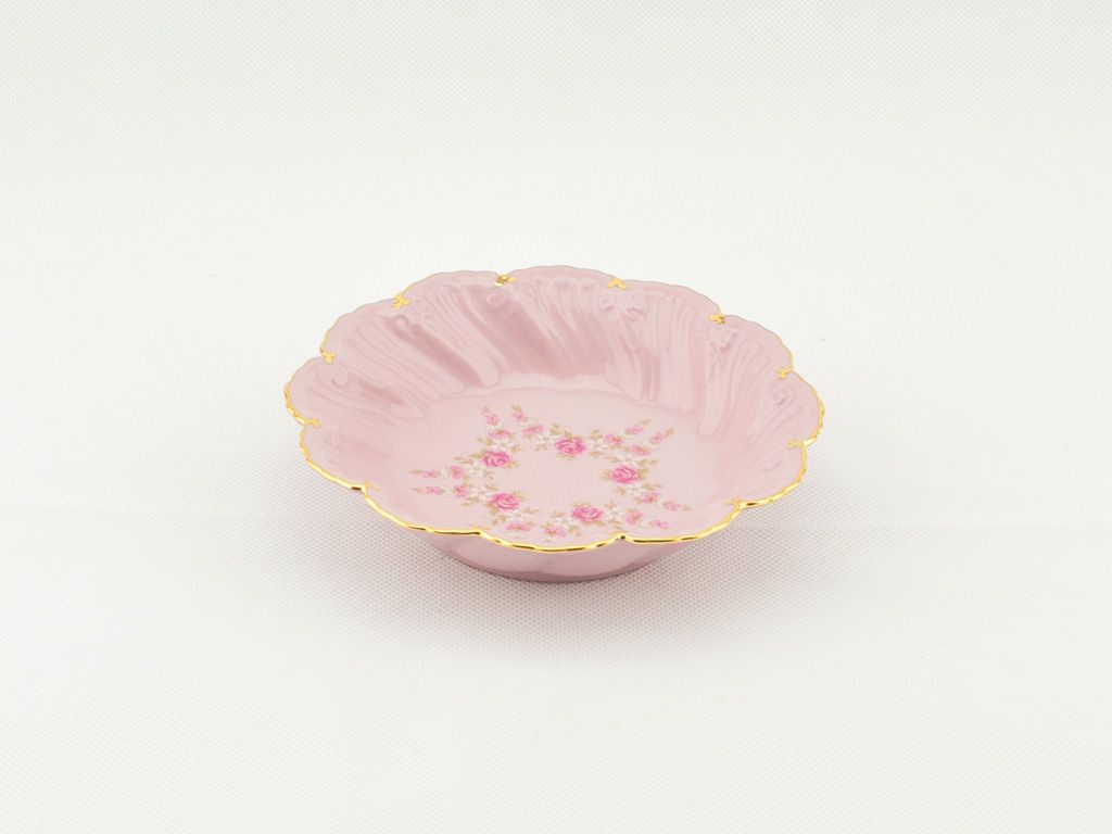 Miska Felicie 13,5 cm, kytičky, růžový porcelán, Leander Obrázek produktu 