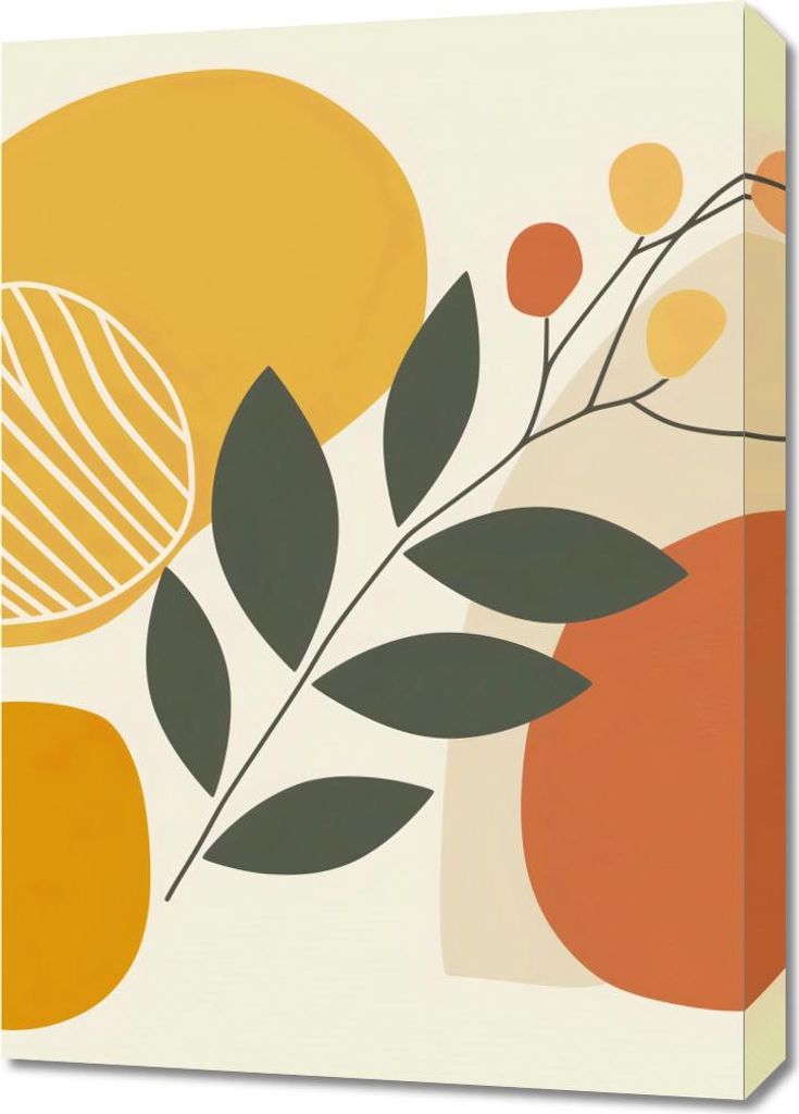 Bild 50x70cm Licht und Schatten in der Botanik