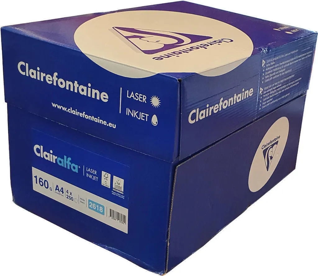 Papier impression A4 160g pour présentations et rapports - Clairalfa