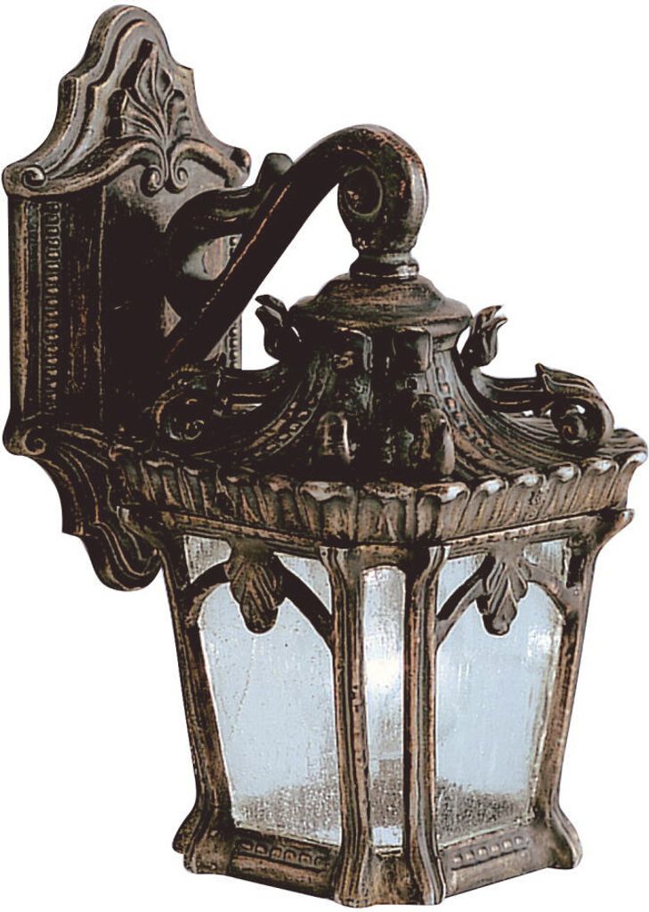 Applique da esterno in stile retrò, color bronzo, E27, 60 Immagine del prodotto 