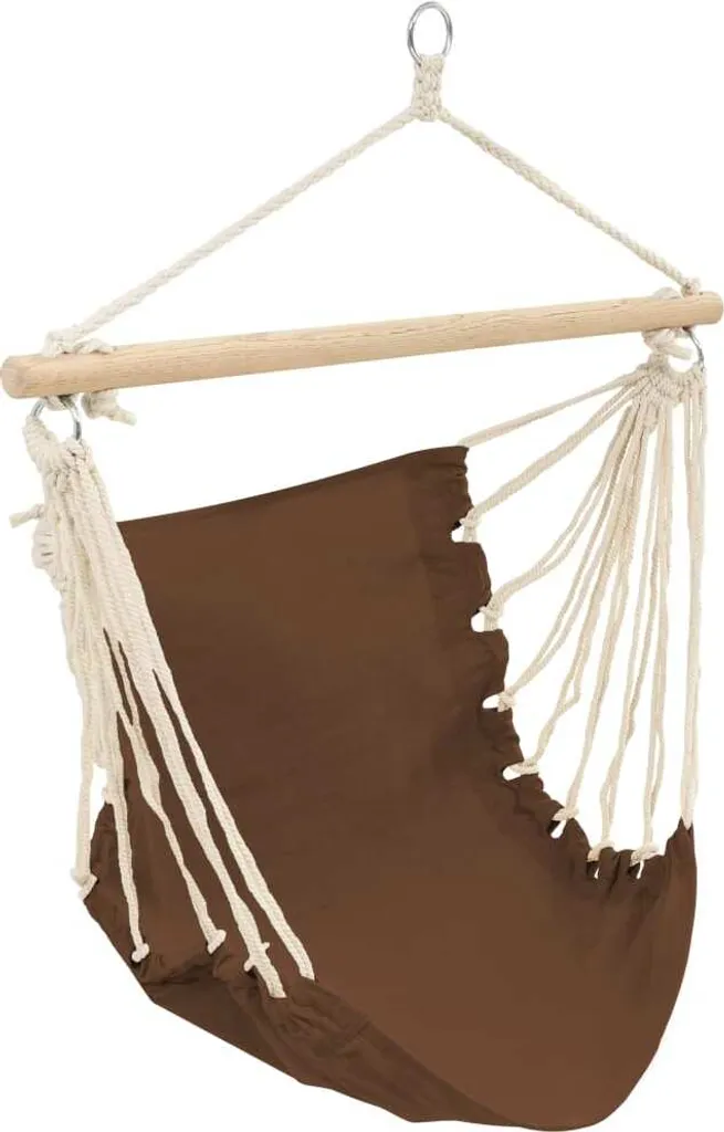Sedia Sospesa vidaXL Meditazione 100x80 cm | Relax Marrone Zen