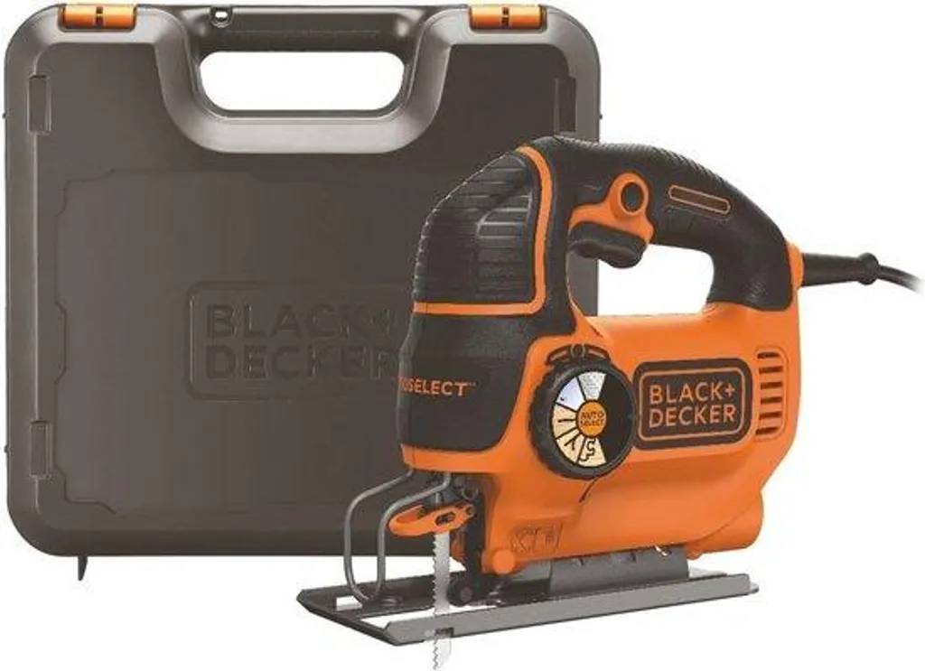 Scie sauteuse 550 W anti-vibrations pour couper le bois sans aucun effort