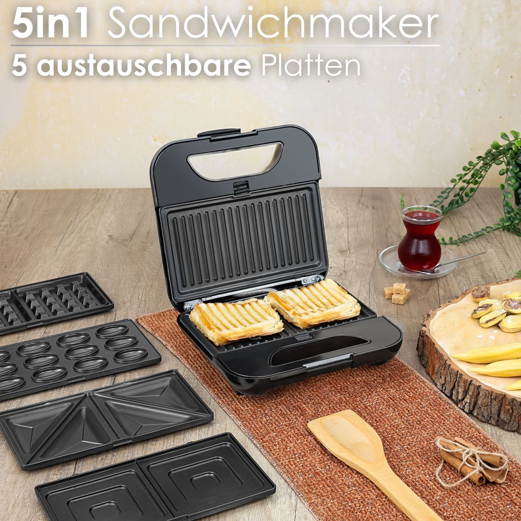 Zilan 5in1 Sandwichmaker | Kontaktgrill | Sandwich Maker | Produktbild 2