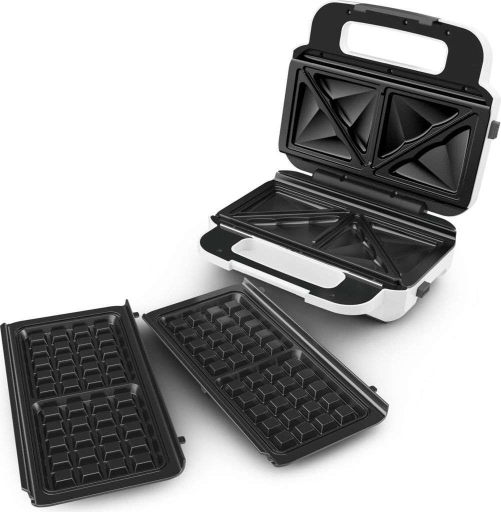 Tefal Snack XL Sandwich/Waffle maker - Silver/white Produktbild