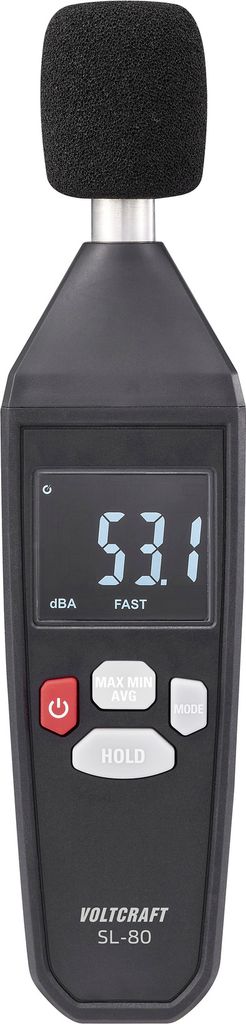 VOLTCRAFT SL-80 Schallpegel-Messgerät 30 - 130 dB 31.5 Hz - Immagine del prodotto 