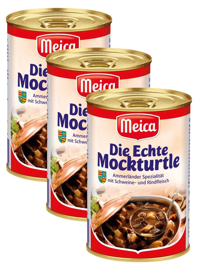 Meica Le vrai mockturtle, paquet de 3 (3 x 400 g) Image du produit 