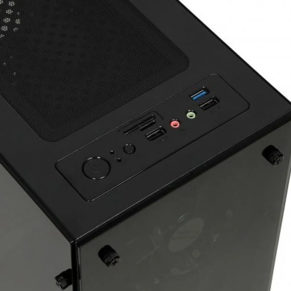 iBox PASSION V4 Mini Tower Black - Boîtier avec USB 3.0 et Design Compact