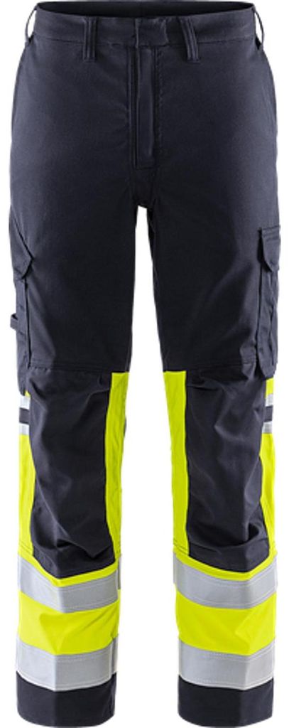 Fristads Flamestat High Vis Stretchhose, Kl.1 2162 ATHF Warnschutz-Gelb/Marine 100
