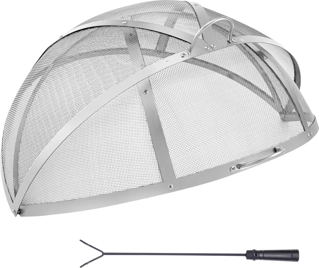 Pare-étincelles Inox 914 mm : Stoppez les Braises de votre Brasero de Jardin