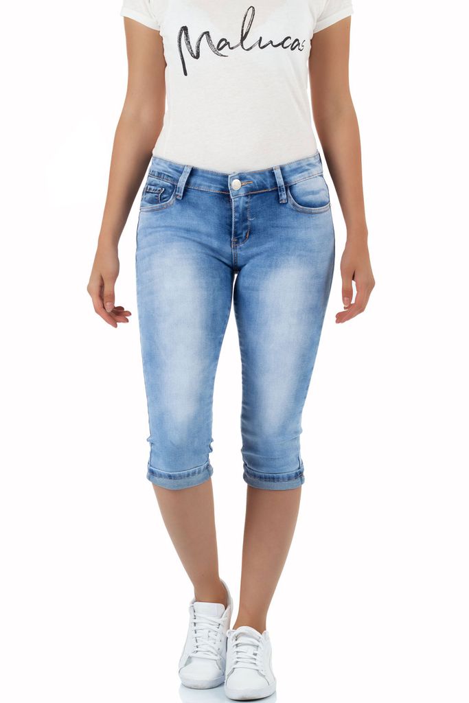 Agolde Baumwolle DENIM MIA in Blau Damen Bekleidung Jeans Capri-Jeans und cropped Jeans 
