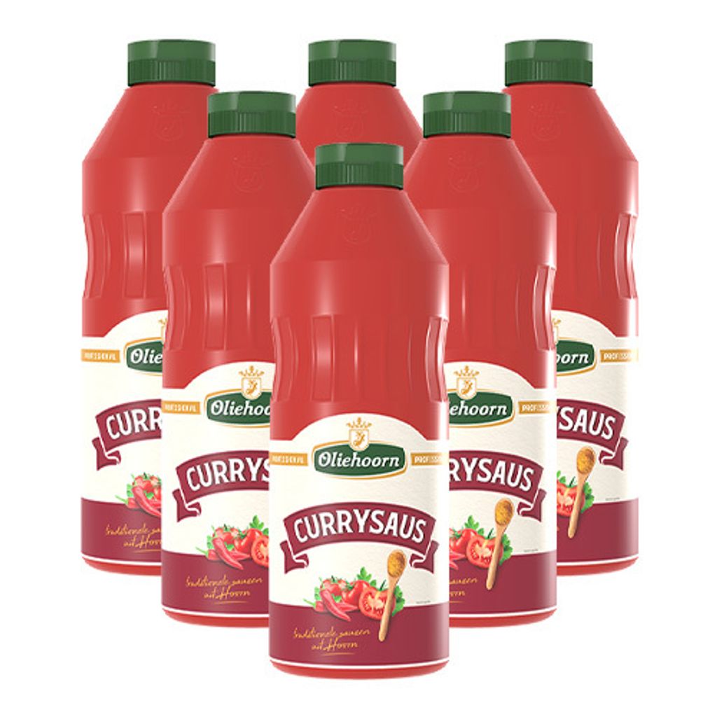 Oliehoorn - Currysauce - 6x 900ml Produktbild 