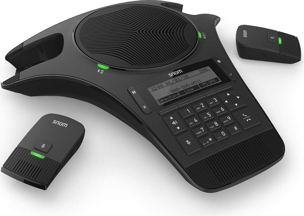 Snom C520, IP-Konferenztelefon, Kleiner Raum, 158 x 57 Pixel, CNG, G.711a, G.711u, G.722, G.726, G.729, A2DP, AVRCP, HFP, HSP, Schnelles Ethernet