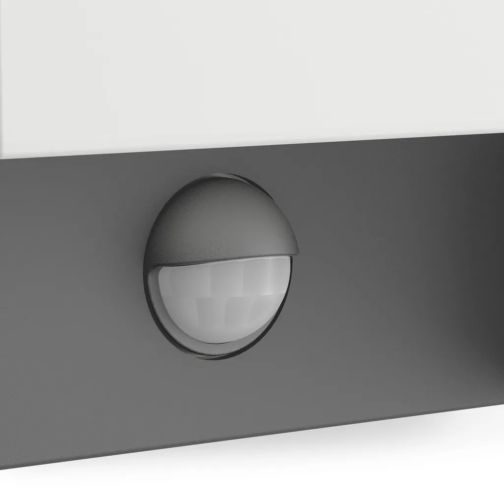 Applique murale LED extérieure avec détecteur Philips Arbour Anthracite