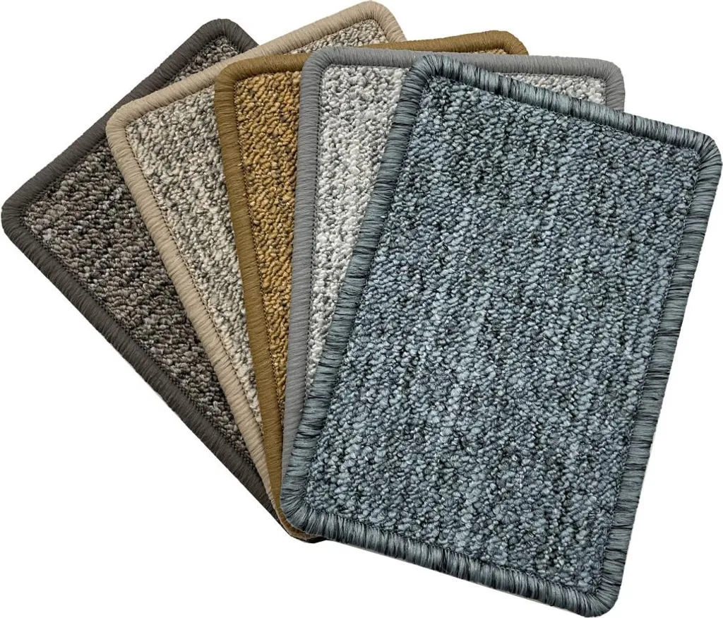 Tapis de Salon Carré Gris Alassio 150x150 cm au Design Contemporain - 7