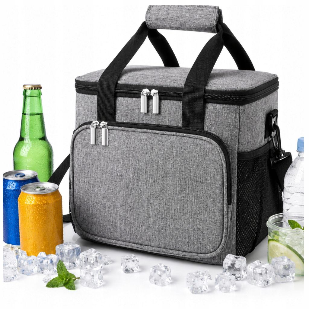 Kühltasche 20L Thermotasche isoliert mit Schultergurt Reise Produktbild 
