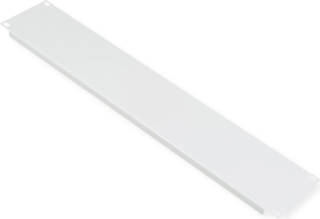Panneau d'Obturation 2UH pour Baie de Brassage 19 Pouces ROLINE Gris