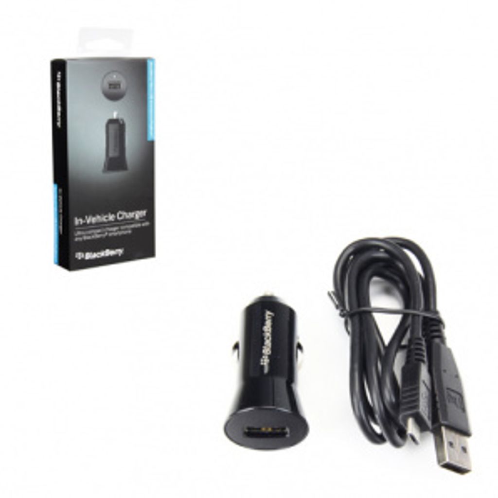 BlackBerry ACC-48157-001 Ladegerät für Mobilgeräte Smartphone Schwarz Zigarettenanzünder Auto